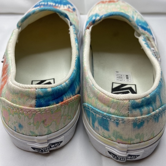 Vans Women's Asher Slip On Sneaker Tie Dye Size 6.5 - Picture 10 of 16